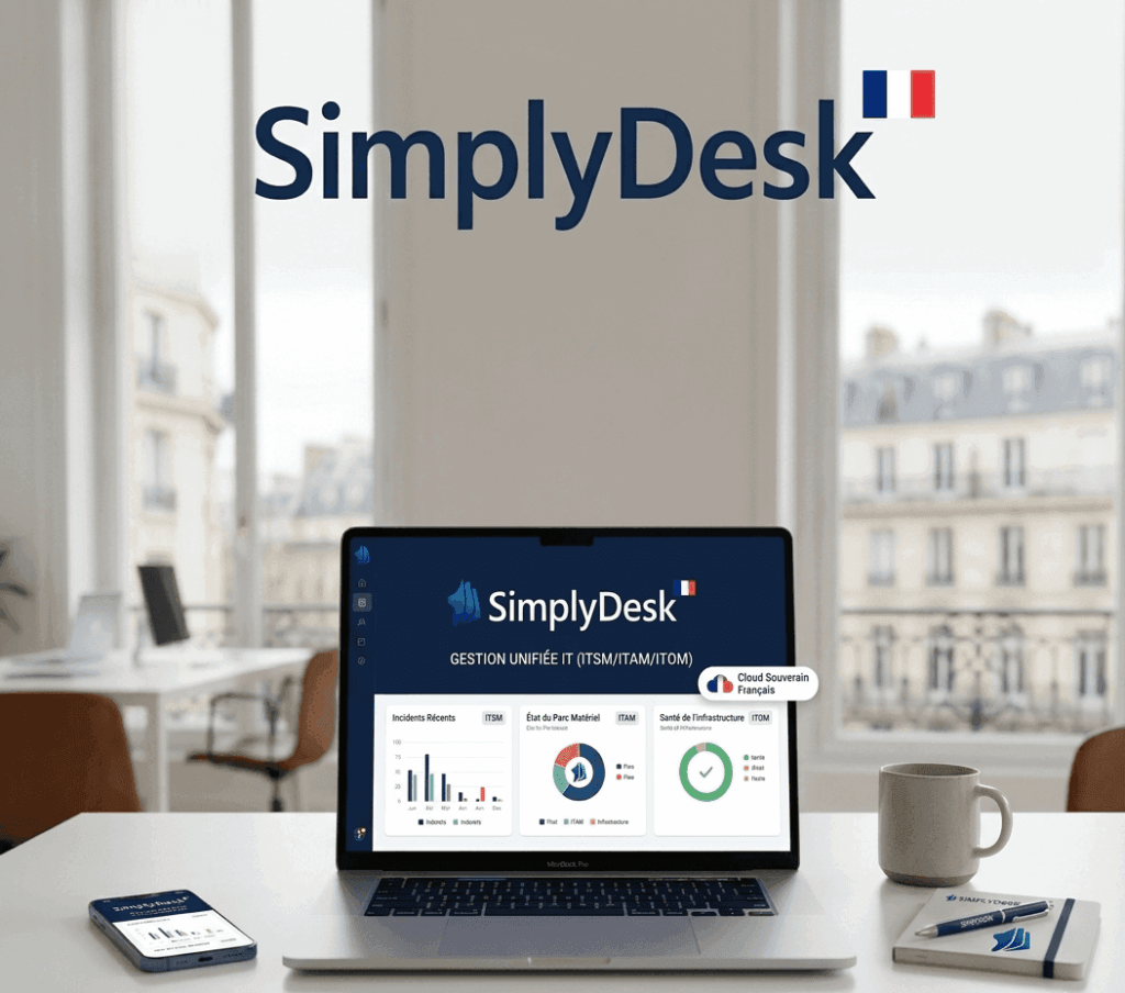 SimplyDesk, le leader français de la convergence ITSM, ITAM et ITOM.