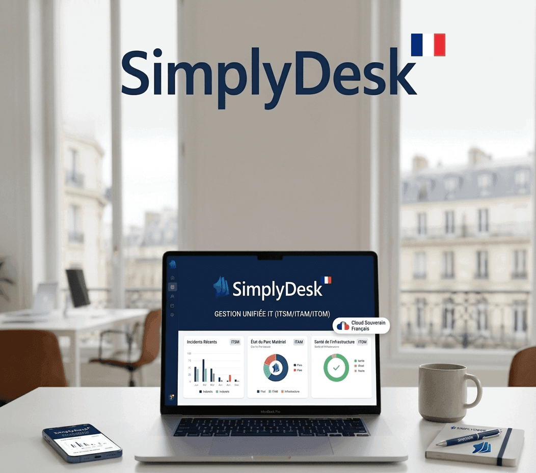 SimplyDesk, le leader français de la convergence ITSM, ITAM et ITOM.