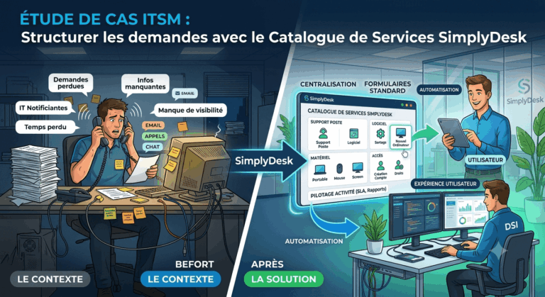 Catalogue de services ITSM : étude de cas avec SimplyDesk